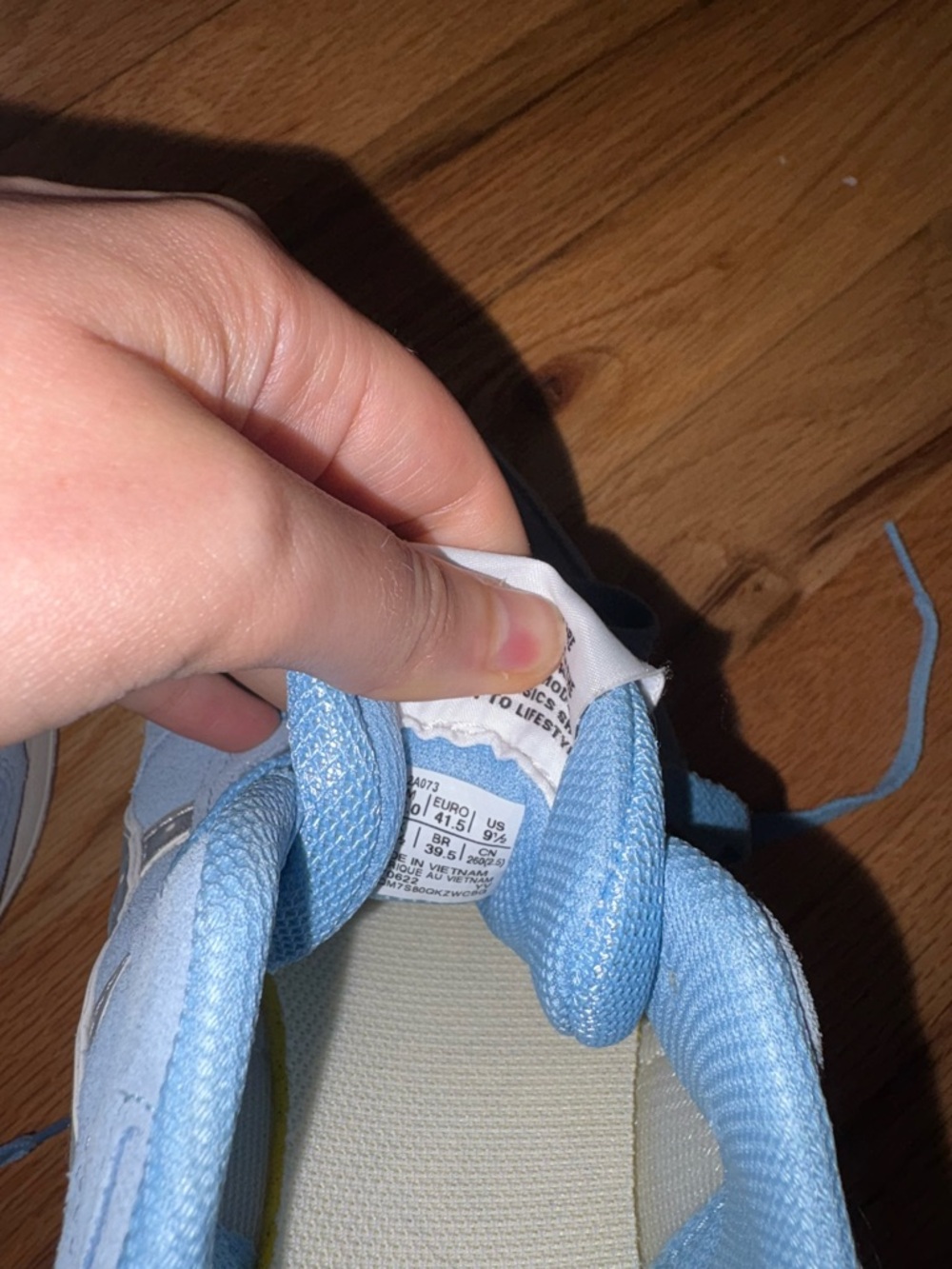 ASICS Blue Suede Sneakers - Picture 5 of 6